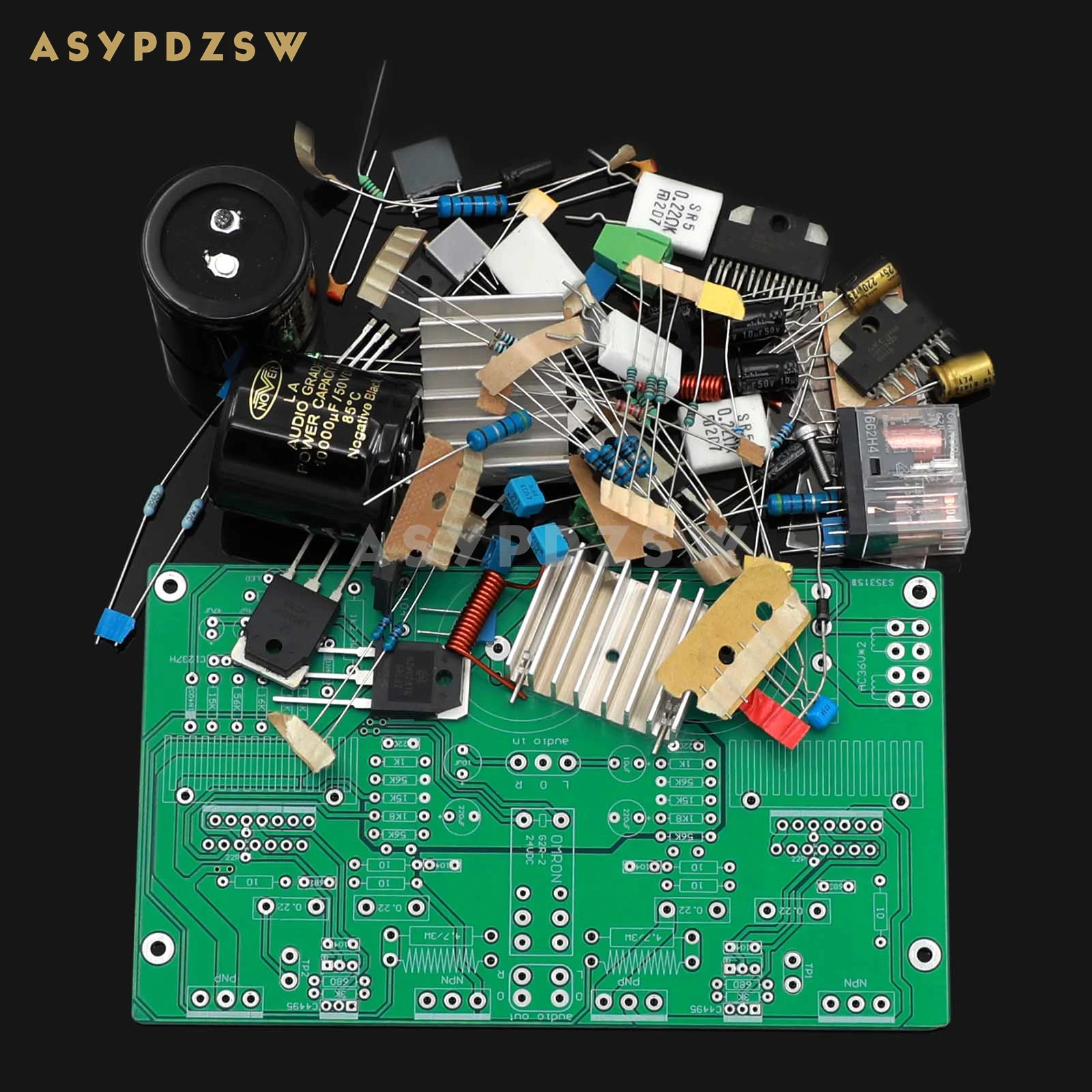 Stereo UPC1342V+NJW0302G/NJW0281G Class AB Power amplifier DIY Kit/Finished board 150W+150W