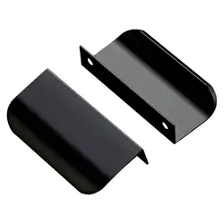 Nordic Style Hidden Handles Kitchen Handles Drawer Knobs Cabinet Pulls Aluminum Alloy Cupboard Handle Wardrobe Handles Edge Pull