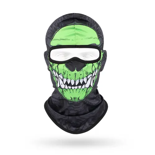 3D Skull Mask Balaclava Cap Breathable Motorcycle Riding Full Face Scarf Outdoor Men Head Cover Cycling Headgear Neck Gaiter Hat - Image 10