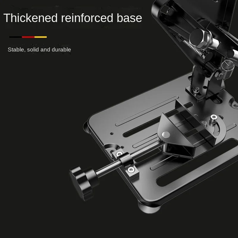 Cast Iron Angle Grinder Stand 100-125mm Bracket Holder Support Cutter Power Tool Accessory for Angle Grinder