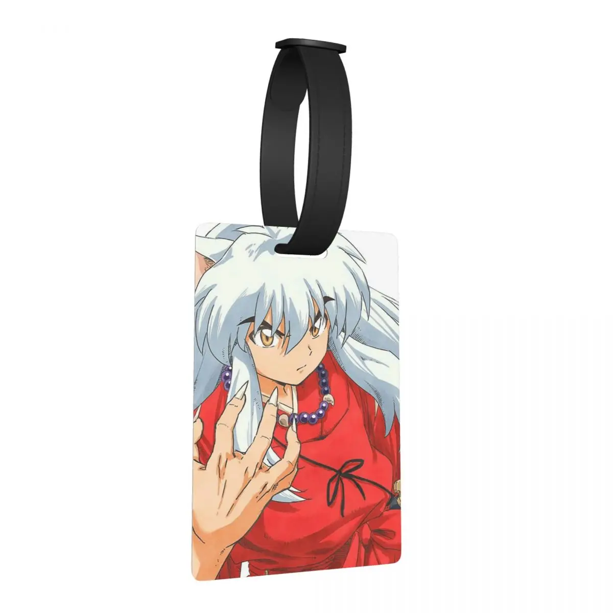 

Inuyasha Anime Luggage Tags Suitcase Accessories Travel Baggage Boarding Tag Label Holder ID Name Address