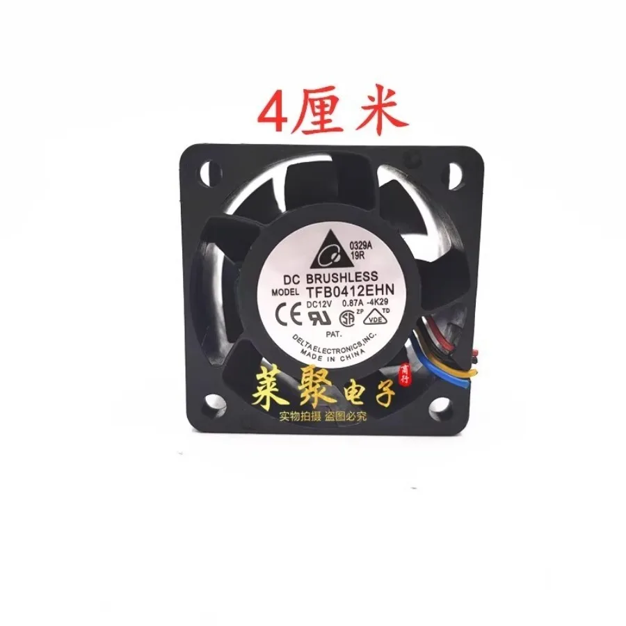 For  Delta TFB0412EHN 4028 DC12V 0.87A 4CM 4-Wire PWM High Airflow Cooling Fan