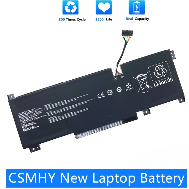 

CSMHY New BTY-M492 Laptop Battery For MSI Pulse GL66 GL76 GF66 GF76 11UDK 11UEK 11UCK,Sword 17 A11UD,Bravo 15 B5DD-200PH Katana