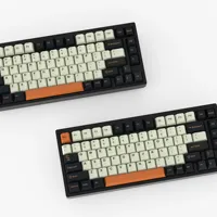 KBDiy 174 Keys GMK Carbon Keycaps for Mechanical Keyboard Double Shot ISO Cherry Profile PBT Keycap for Mechenike K500 GMK67