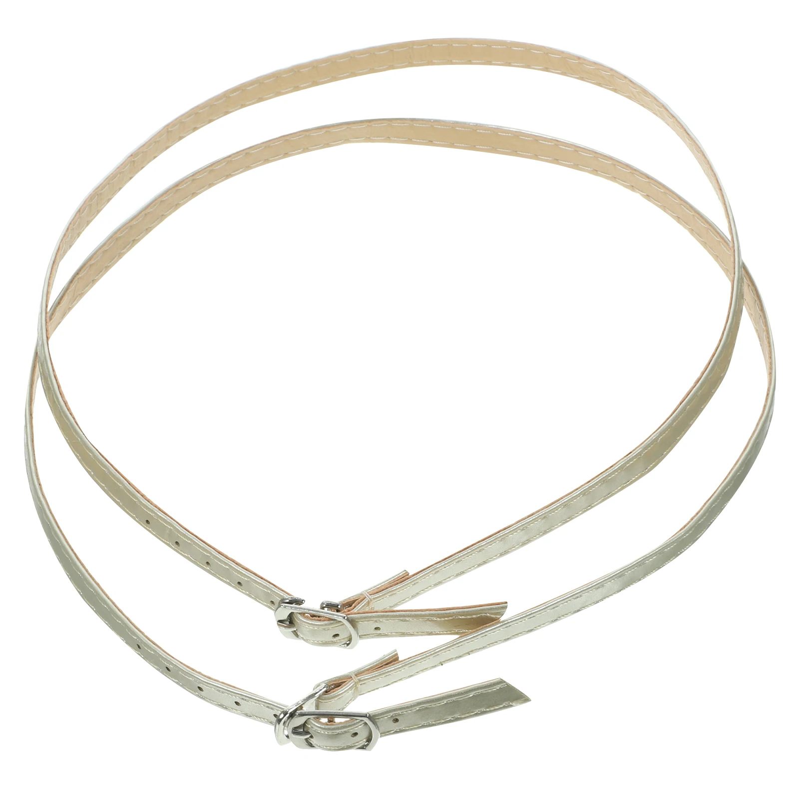 

Anti-drop Shoelaces Lightweight Detachable High Heel Accessories Pure Design Shoe Ankle Straps Cross Straps Pu