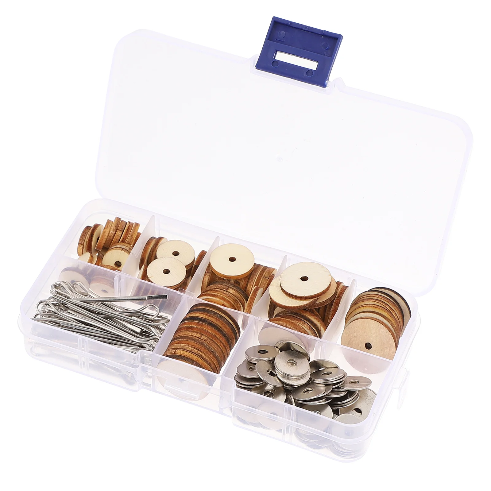 1 Box of Wooden Joints for Kids Craft DIY Movable Limbs Connectors Accessories Wooden Joints Accessories