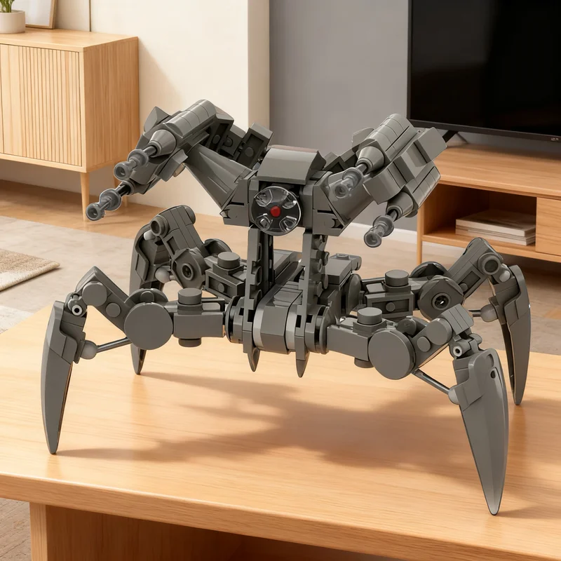 252pcs MOC Star Battle Scorpenek annihilator droid Model Christmas Gift Tabletop Ornament And Room Decoration