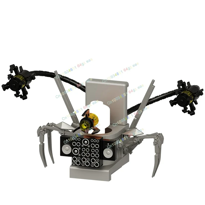 

K2300 2301, мультяшный комикс, ТВ, мини-туалет, человек, оружие, фигурки героев, строительные блоки, аксессуары, детские игрушки, подарки на Хэллоуин