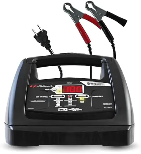 

Schumacher 6A Battery Charger & 85A Engine Starter – 6-in-1 for 6V/12V Automotive, Marine, Powersport