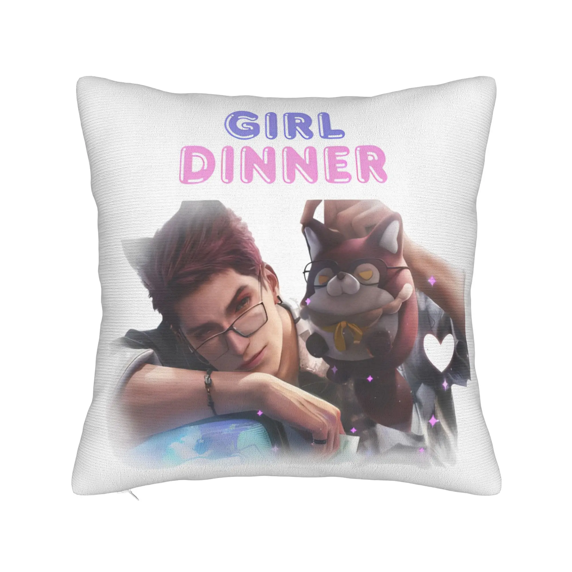 Pillow Cover Game V-Valko L-Love and Deepspace  Retro Trendy Pillow Case For Sofa Home Decoration Pillowcases