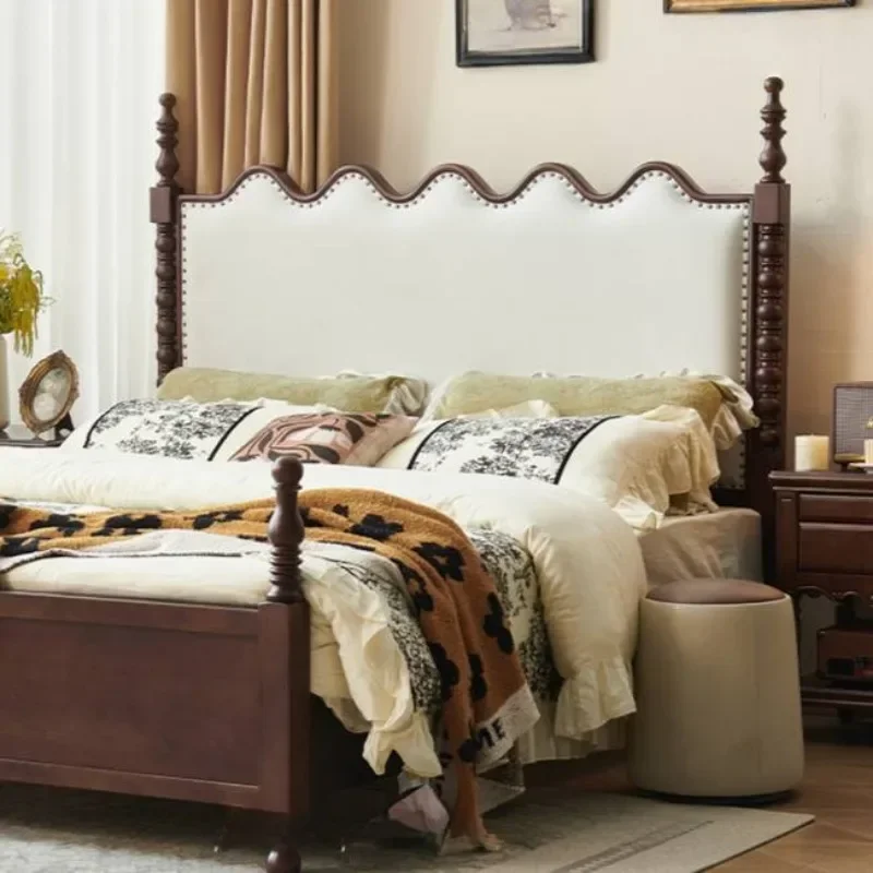 تصميم التوأم الحديثة بيع إطار سرير فاخر لوفت غرفة نوم الألواح الأمامية إطار سرير مزدوج كامل الحجم موبليس دي دورميتوريو أثاث المنزل #4