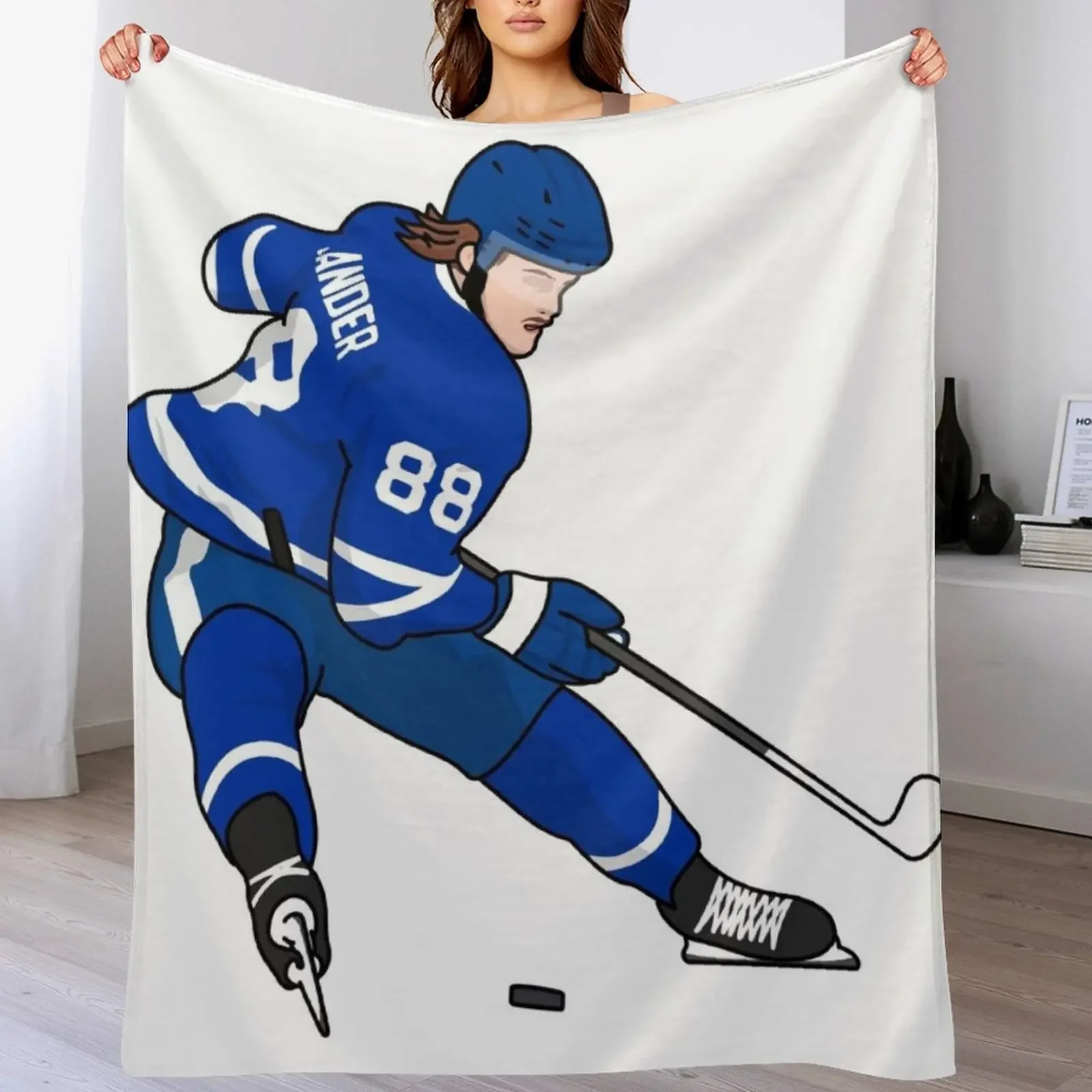 Nylander number 88 Throw Blanket Luxury Hair Blankets