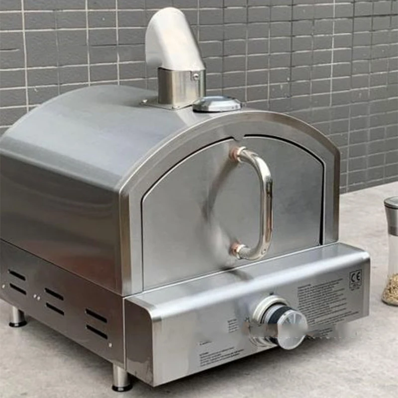 Outdoor Gas 12 Inch Pizza Oven XM-039 Pizza Machine Stainless Steel Portable Household Oven Toaster Gas Oven Gas Pizza Oven