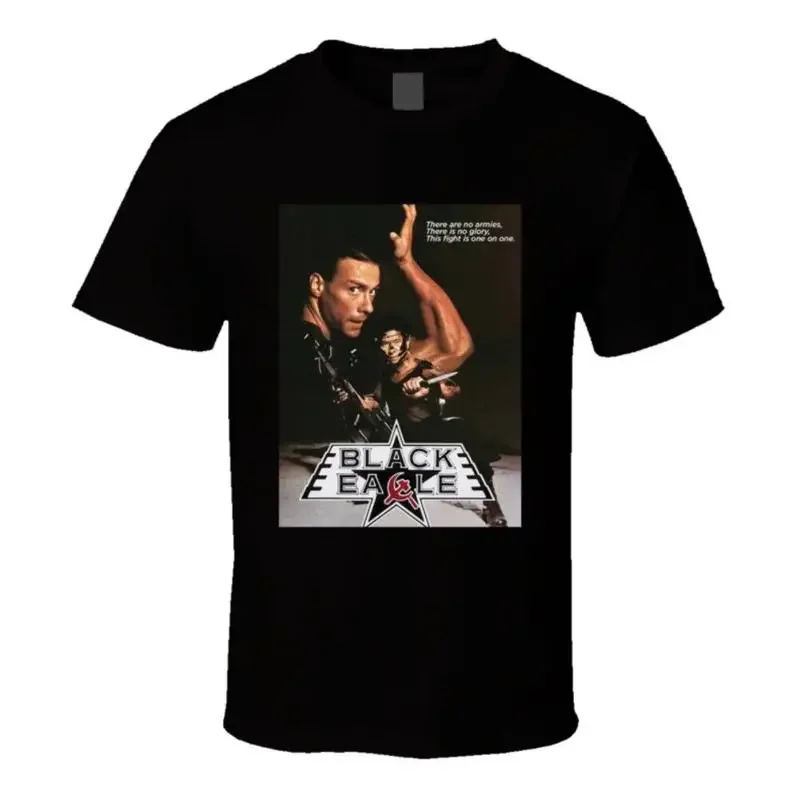 Black Eagle Jean claude Van Damme Movie Fan T Shirt