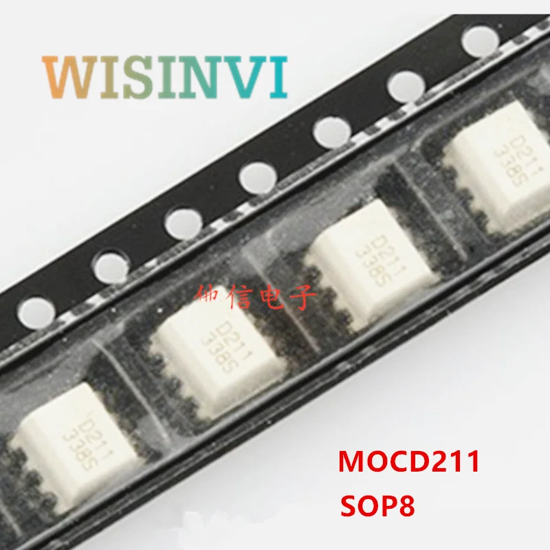 10PCS MOCD213 D213 MOCD205 D205 MOCD216 D216 MOCD217 D217 MOCD207 D207 MOCD208 D208 MOCD211 D211 SOP8Phototransistor Optocoupler