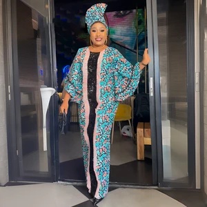 Trang phục truyền thống của châu Phi dành cho phụ nữ, dashiki, quần áo ankara, áo choàng abayas, muslim kaftan, váy maxi dài, quần áo, 2022, dashiki 8 Trang phục bán hàng chính cho phụ nữ - 5