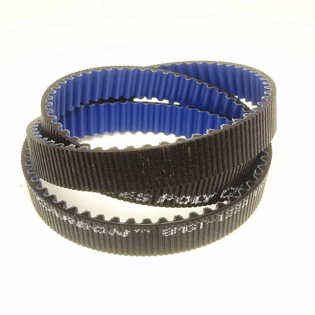 PolyChain GT Carbon 8MGT-1224 Timing Belt Carbon Fiber+PU  for:Motorcycles, Electric Scooters, Industrial Fans, CNC Machines