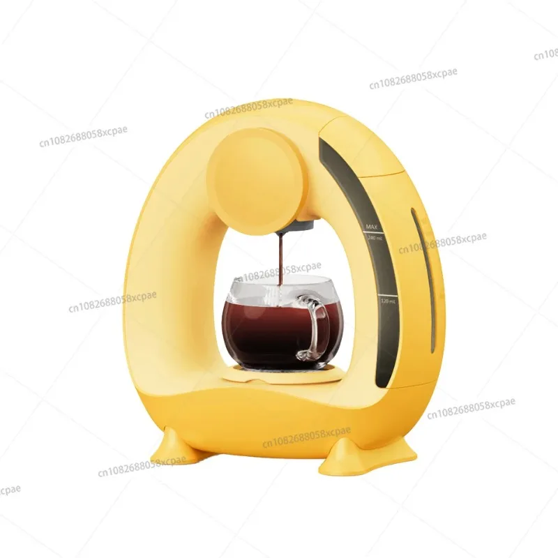 Coffee Eco-friendly Mini Portable Tea Brewer Single Serving Coffee Machine Semi-Automatic Household