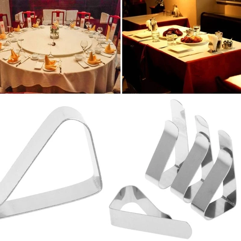 

Geometrics Tablecloth Clamp Rustproof Decorative Tablecloth Clip for Parties high quality
