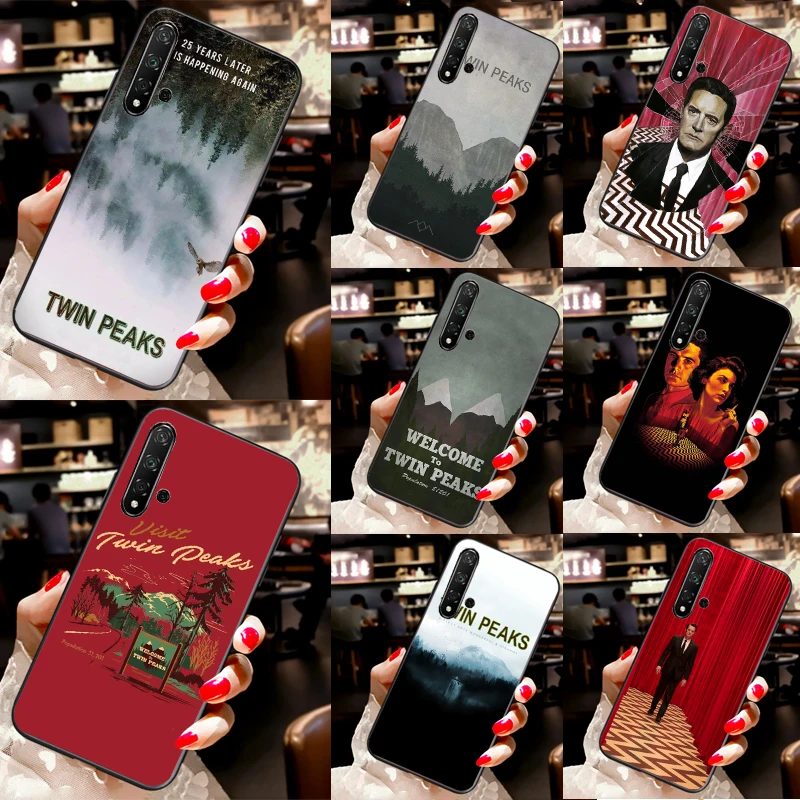 مرحبا بكم في Twin Peaks لهواوي Nova Y61 Y70 Y91 Y90 Y60 Y72 12s 12i 9 10 SE 11i 8i P20 P40 Lite P60 P30 Pro #1