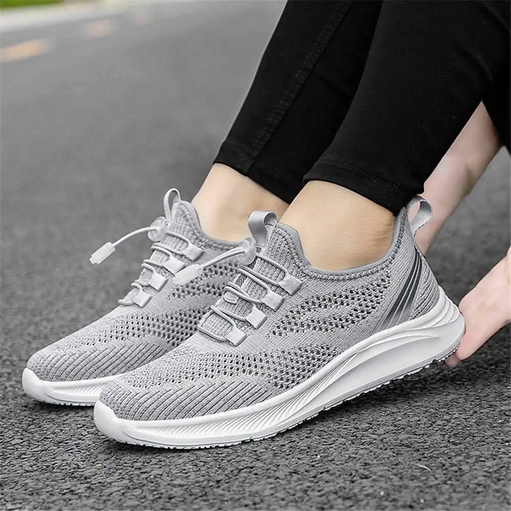 Stockings Summer Shoes 45 Size Casual Female Sneakers Women's Silver Boots Sports Health Sporty Pie Functional Raning Bity