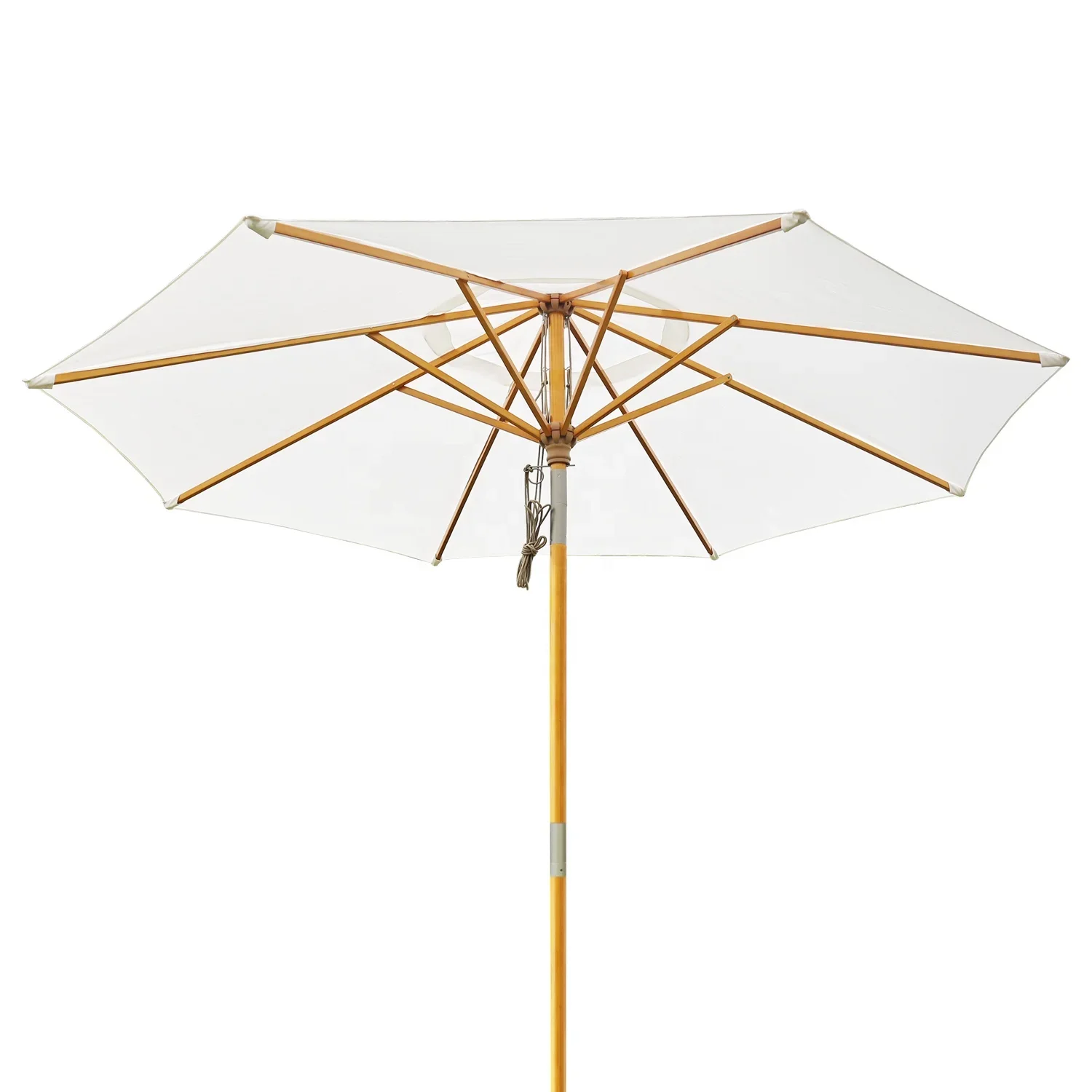 2026 Premier High Quality Large Outdoor Wooden Umbrella Garden Patio Parasol for Courtyard Hotel Dining and Park Usepromote sale