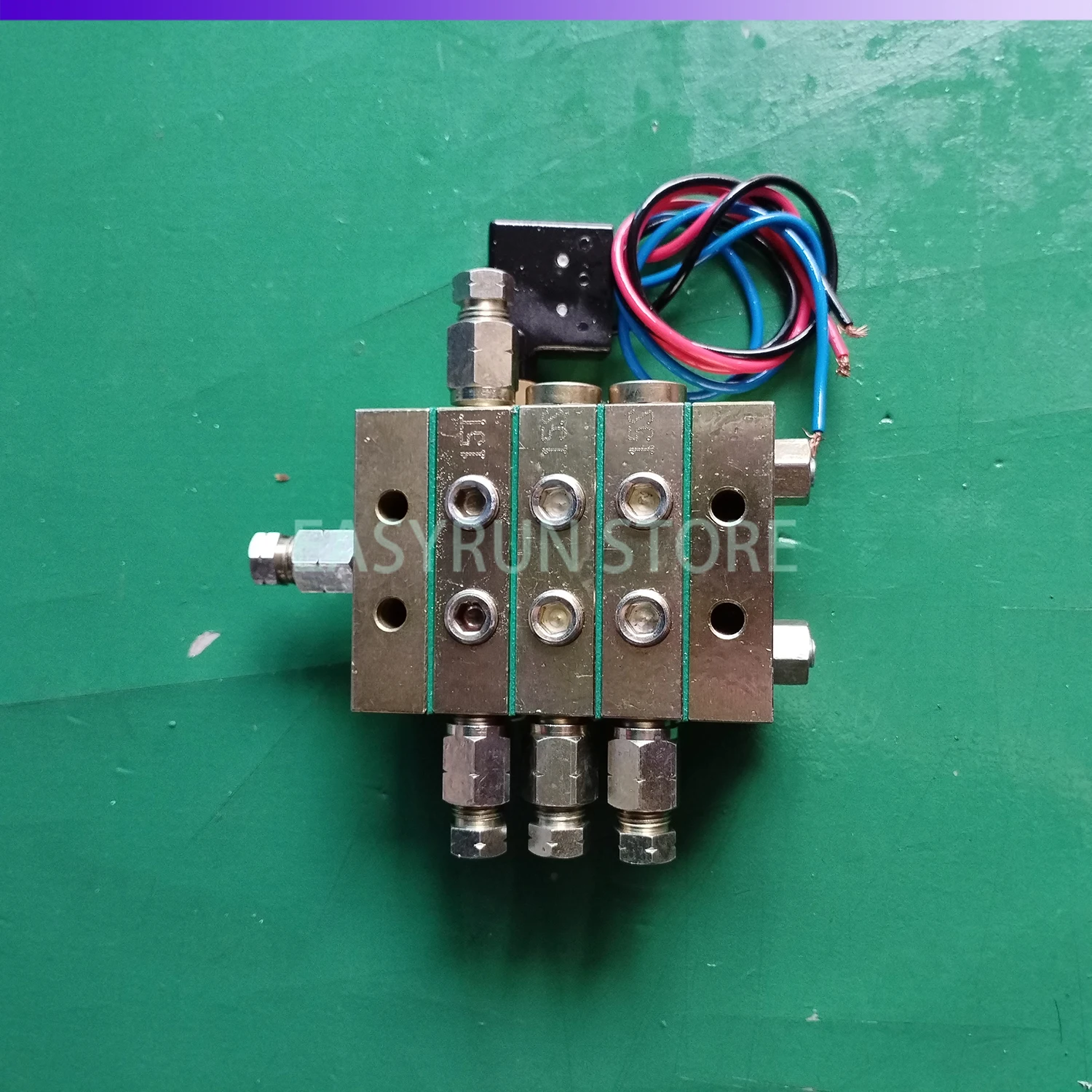 N1000 Series 4 Outlets With sensors 250bar Grease Lubrication Distribution Divide Valve For Central Lubrication
