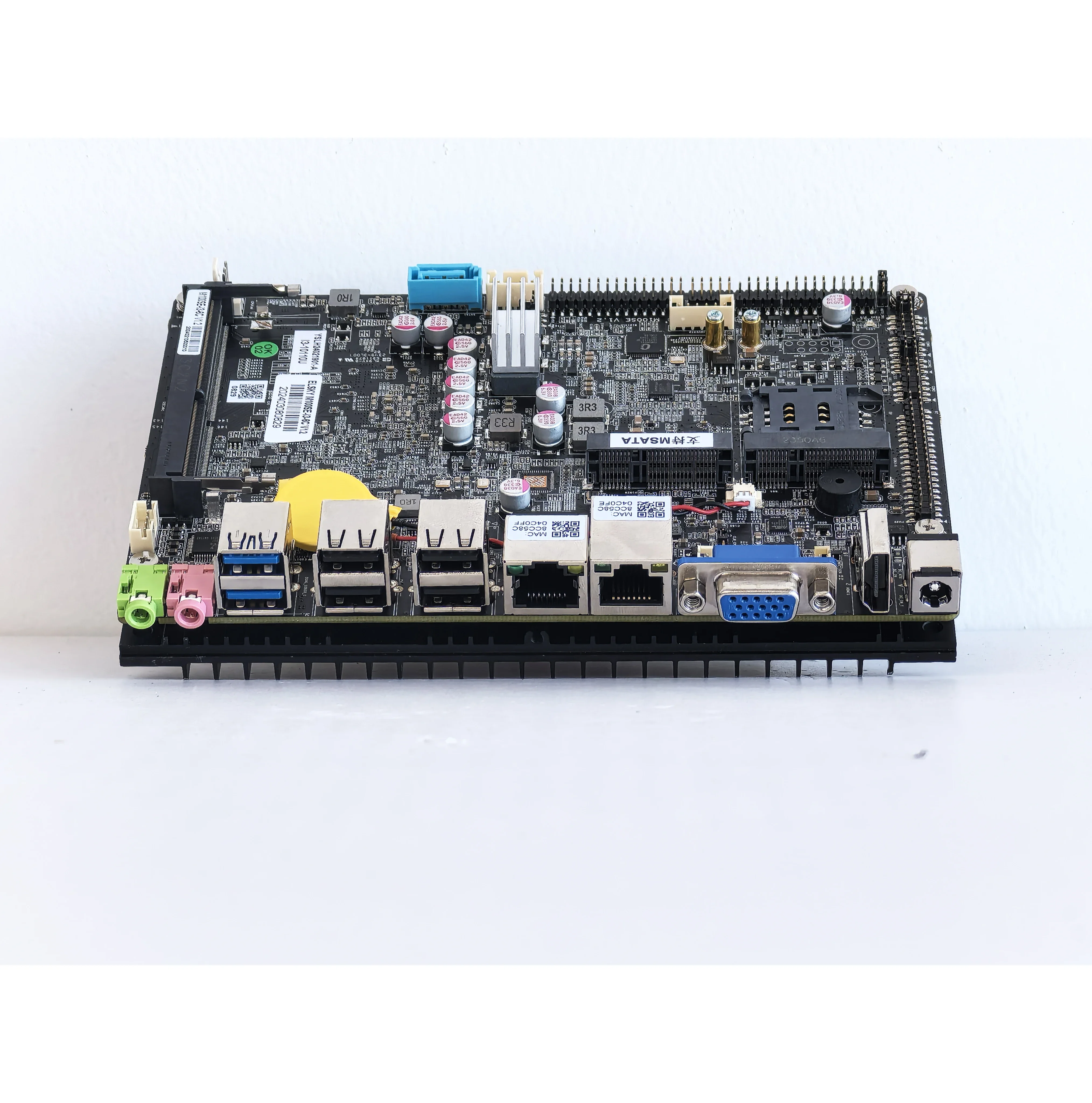 2025 공장제 10세대 I7 4인치 메인보드 10510U 2/3/4*네트워크 6COM MSATA 4K VGA H-DMI 3G/4G/블루투스/WIFI GPIO