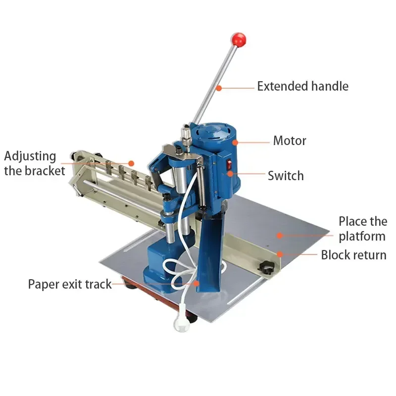 New Electric Electric Punching Machine Porous Positioning Tag Cloth Album Punching Machine Financial Voucher Manual Punching