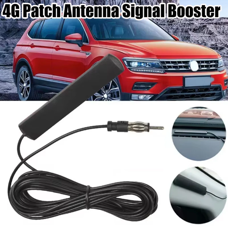 

1.5M Vehicle-Mounted 4G Signal Amplifier Front Windscreen Radio Patch Antenna FM Signal Booster Automotive Accessories