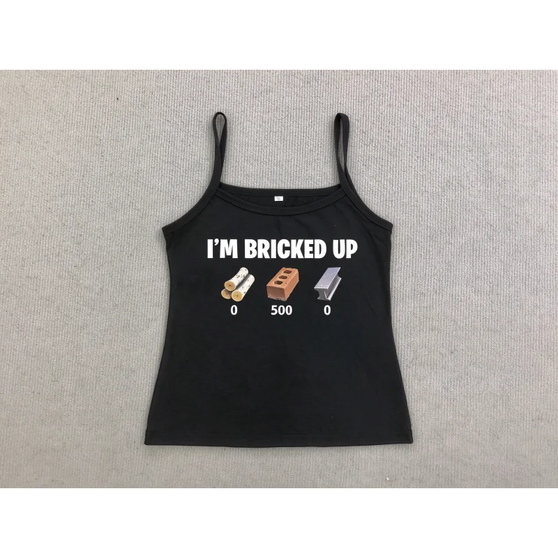 I'm Bricked Up Meme Tee, Cool Graphic Shirt, Perfect for Casual Outfits. Golf Gift T-Shirt For Men and Women