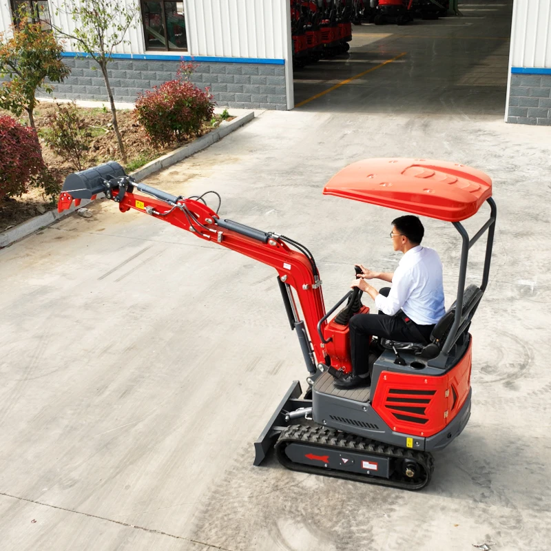ขนาดเล็ก Mini รถขุดเครื่อง1.2ton 2ton 3ตัน Crawler Bagger Digger จีน Mini Excavator ราคาขาย