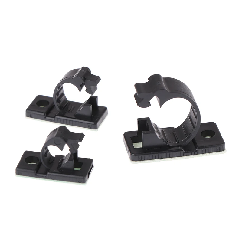 Organizador de cables autoadhesivo de 20 piezas, Clips de gestión, soporte para cables, abrazadera de línea de escritorio, enrollador USB de LY-4/6/8/10/11/12 ajustable ​