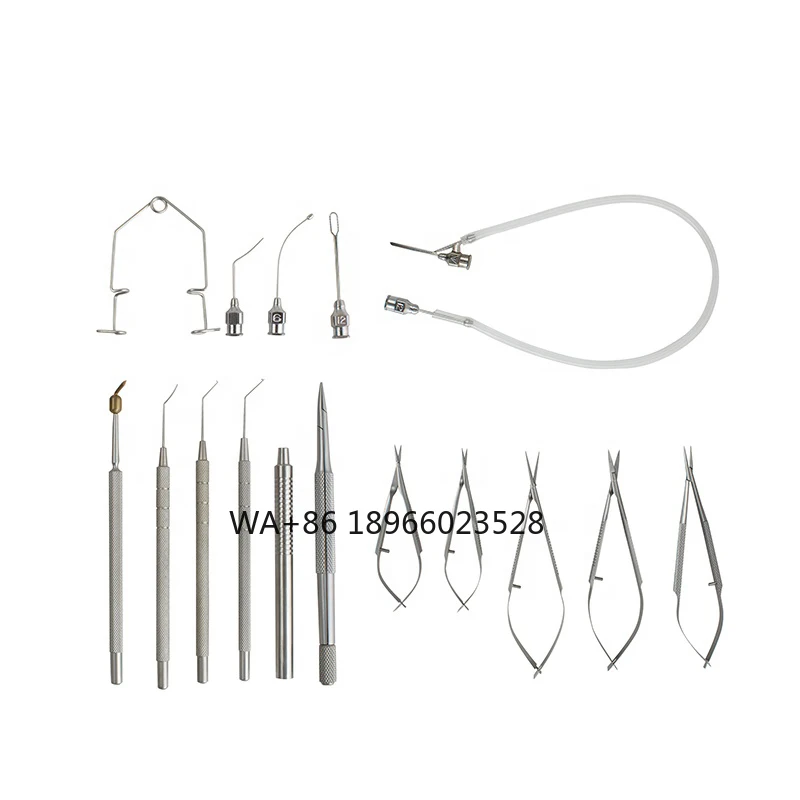 Otical Ophalmic Micro Instrument Set For Cataract And Introcular Lens Implantation Surgery