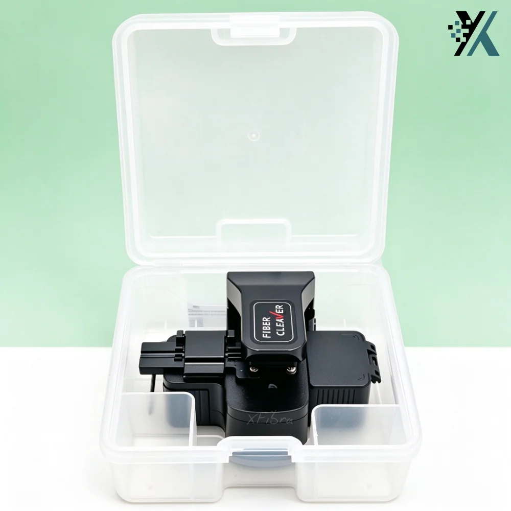 TM986 High Accuracy Optical Fiber Cleaver One-Step Operation 48000 Cleave Count for Fusion Splicing & Mechanical Splicing