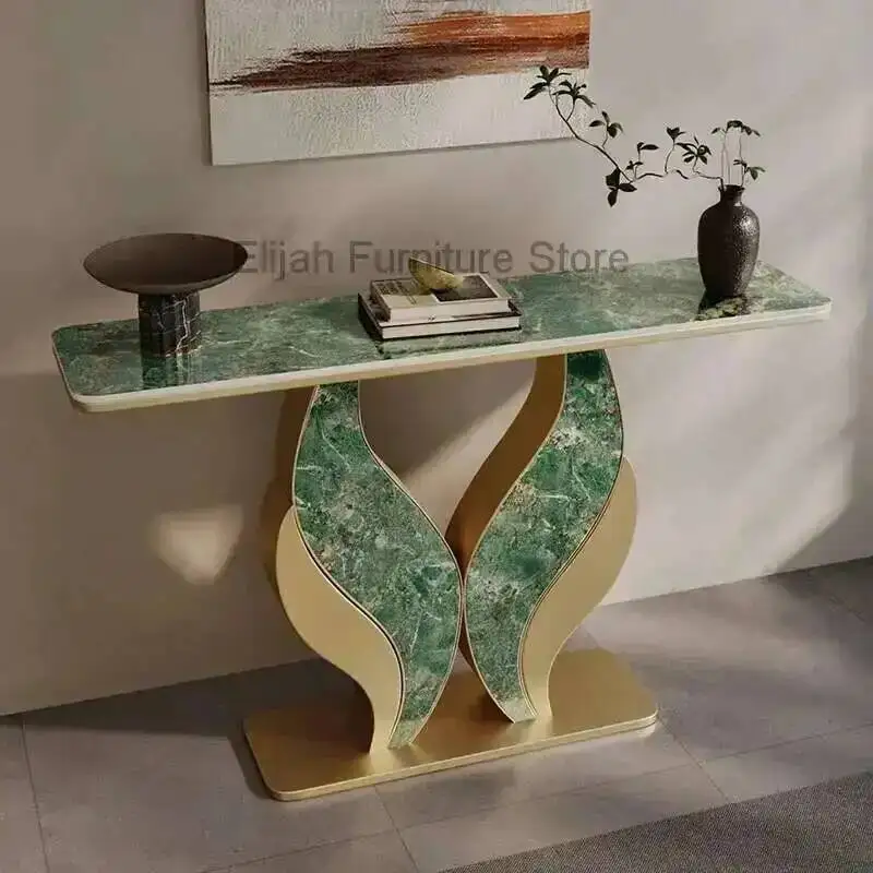 

Design Nordic Vintage Living Room Table Corner Metal Luxury Classic Table Minimalist Office Tavolo Soggiorno Hallway Furniture