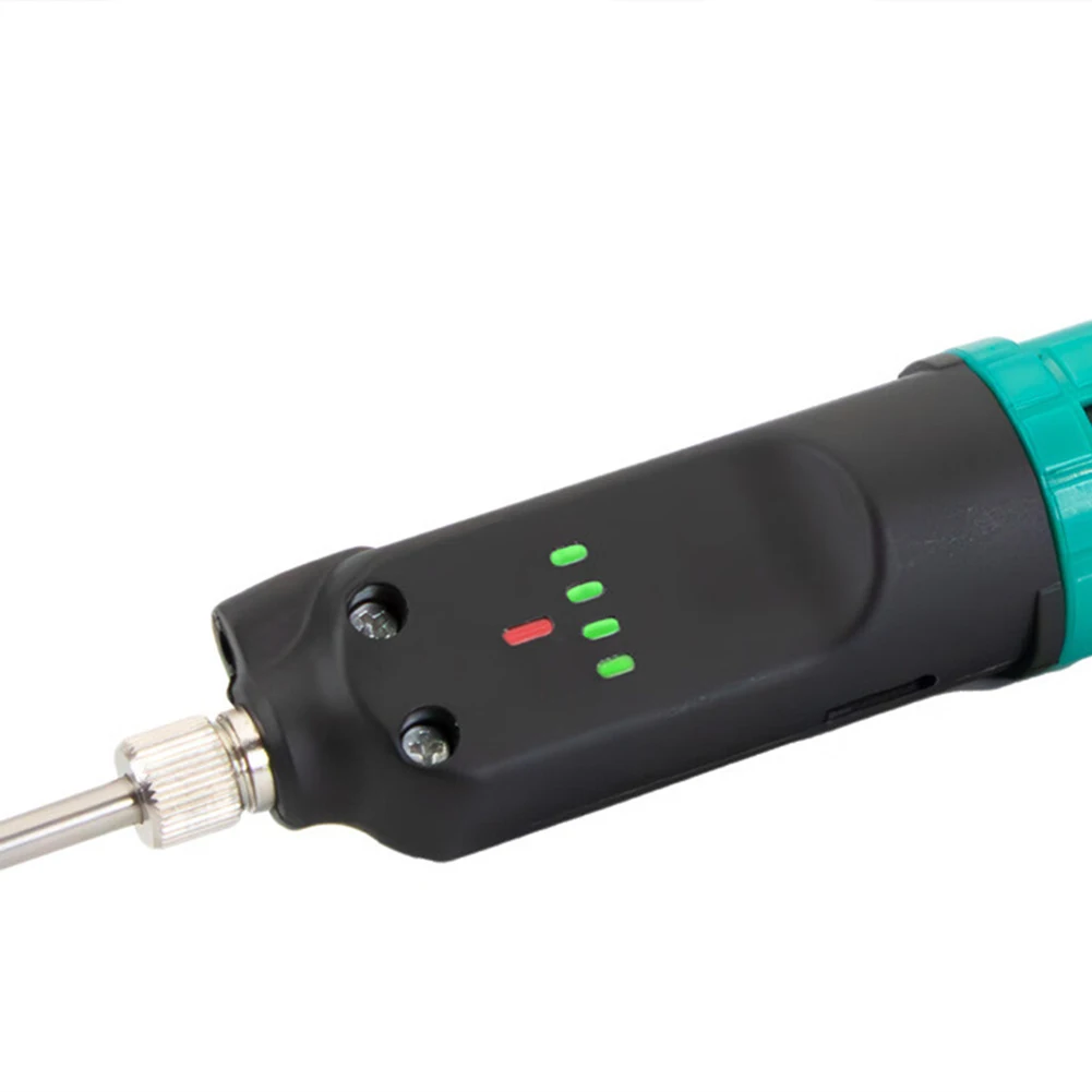 Green Wireless Soldering Iron 12W Constant Temperature USB C Rechargeable With LED Light Touch Switch For DIY Repair Welding Too