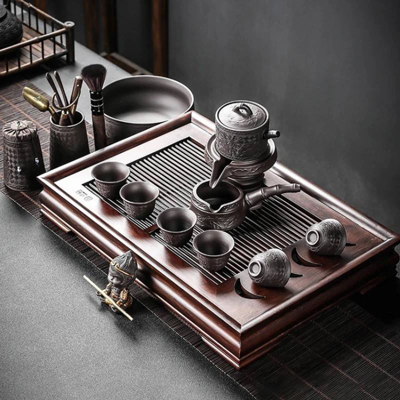 Purple Sand Lazy Automatic Tea Set