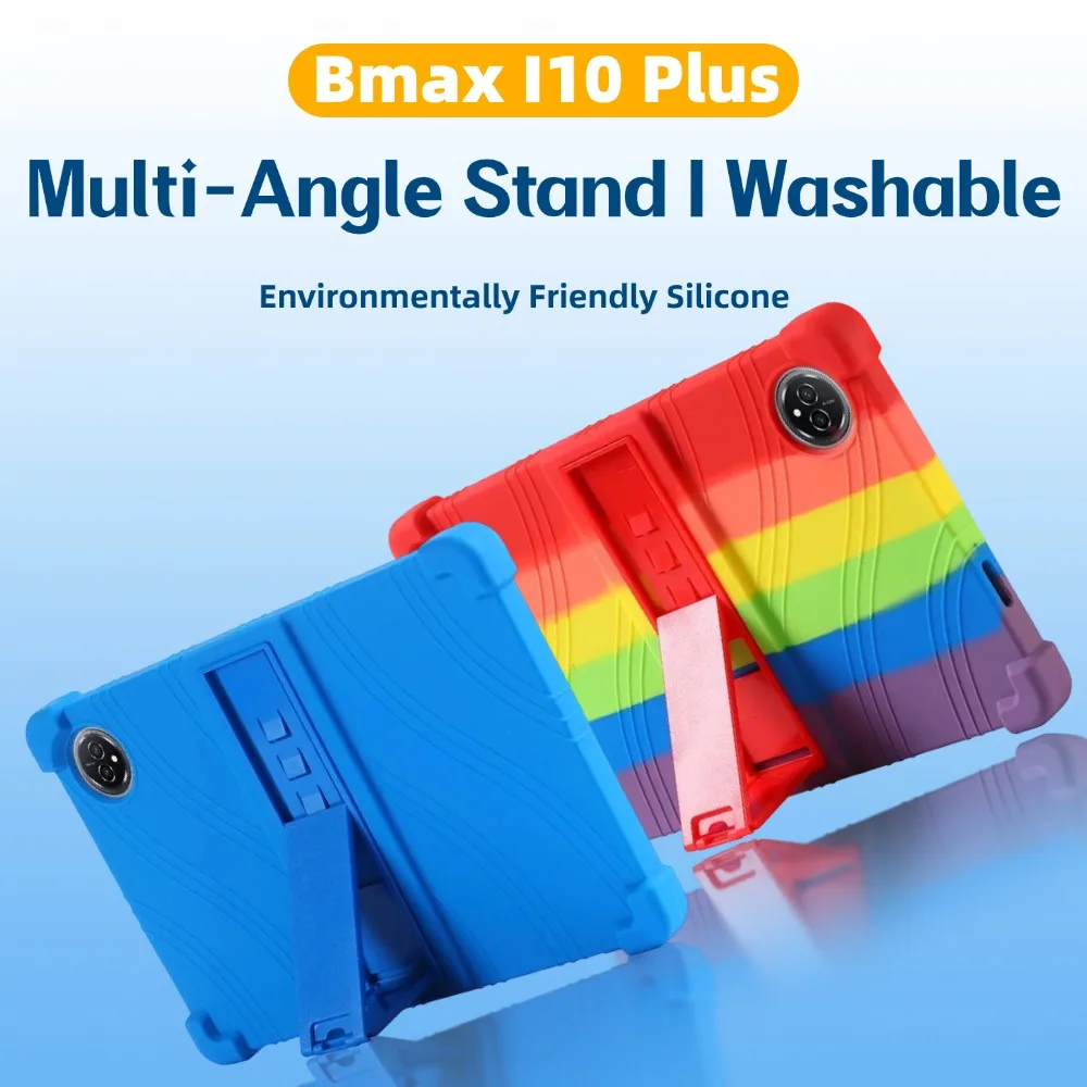 Silicone For Bmax l10 Plus/Teclast M50 Plus 10.1 inch Tablets Super Shockproof Soft Silicone