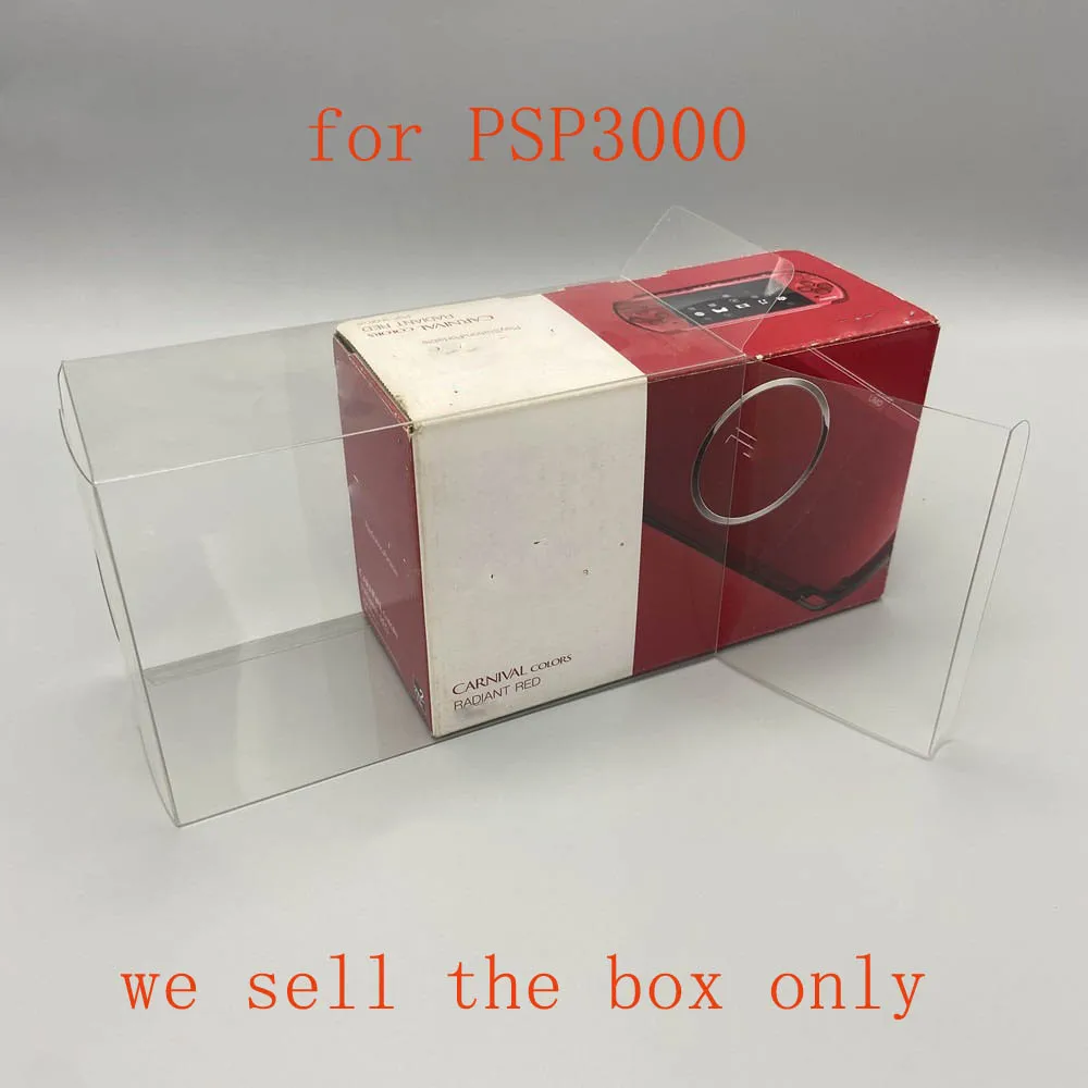 Collection Display Box For Sony PSP3000/JPN Game Storage Transparent Boxes TEP Shell Clear Collect Case