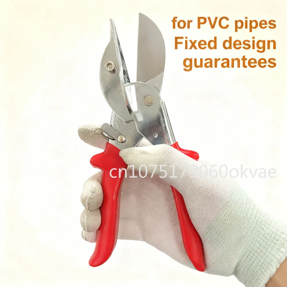 Precision 45-135° Adjustable Angle Shear for PVC Wire Duct, Wood Molding & Soft Trim Cutter Hand Tool