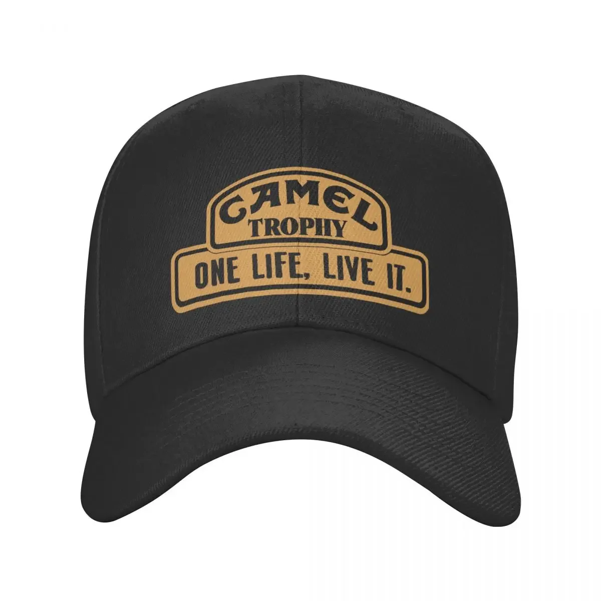 Custom Camel Trophy One Life Live It Baseball Cap for Men Women Breathable Dad Hat Sports Snapback Caps