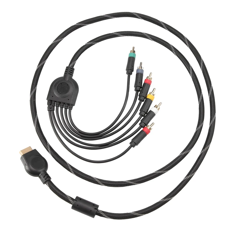 

Suitable For PS2/PS3 Component Cable 1.8M Suitable For PS 2/3 High Resolution Game Cable Accessories