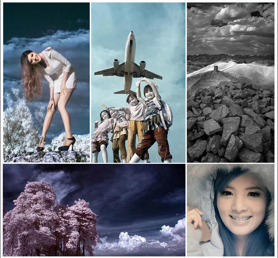 Zomei Infrared IR Filter 680nm 720nm 760nm 850nm 950nm X-RAY Infrared Filter for SLR DSLR Camera Lens Nikon Canon Sony