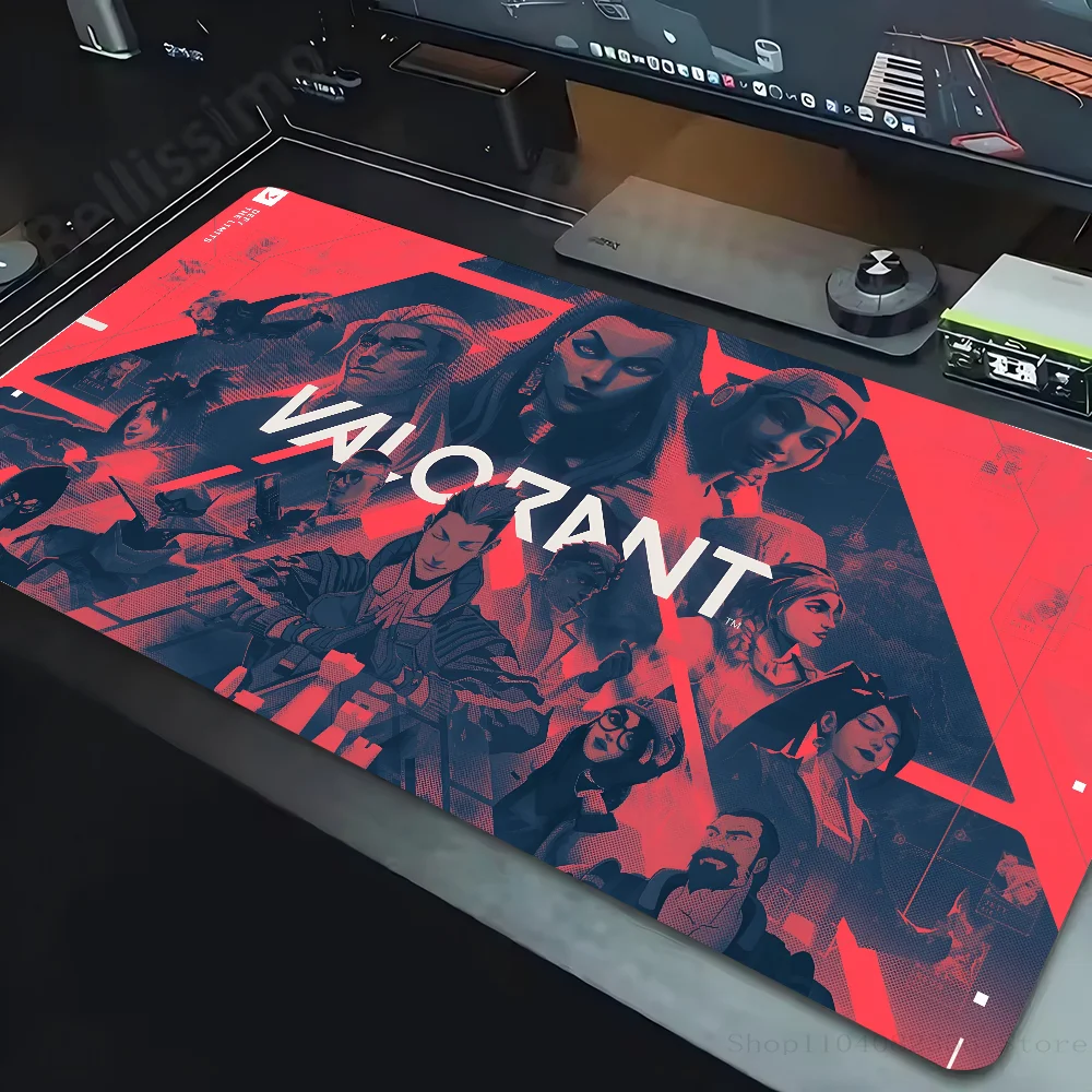 Valorant Gaming Mousepad Mouse Mat Desk Mat With Pad Gaming Accessories Prime Gaming XXL Keyboard Pad Padding Mat