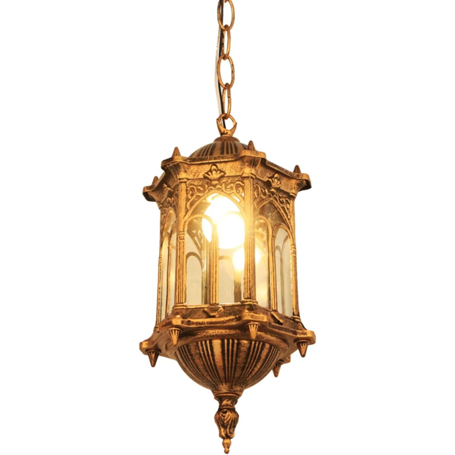 

Классический подвесной светильник в стиле ретро с дизайном клетки, водостойкий уличный винтажный потолочный светильник для крыльца, патио и коридора, подвесной светильник, подарок для семьи