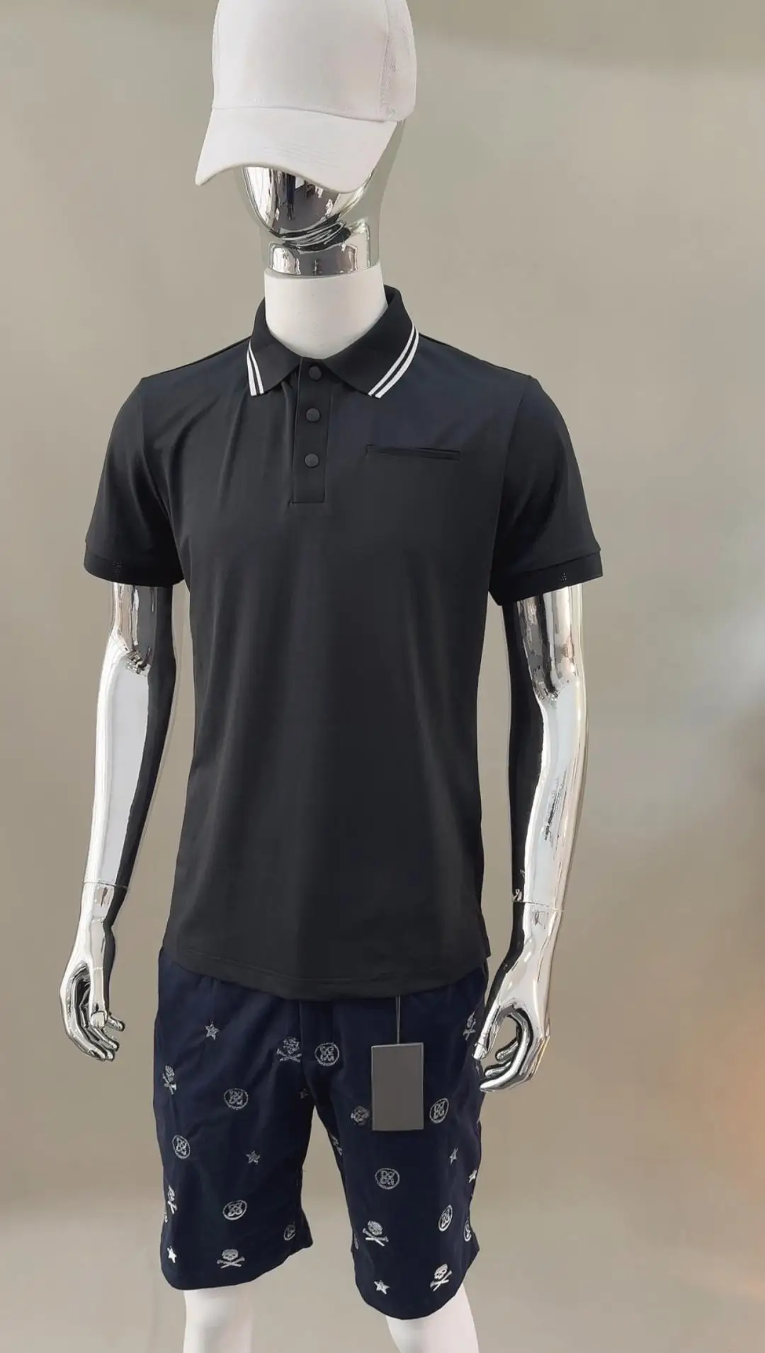 New Men's Quick-Dry Short-Sleeve Golf T-Shirt: Flattering and Versatile