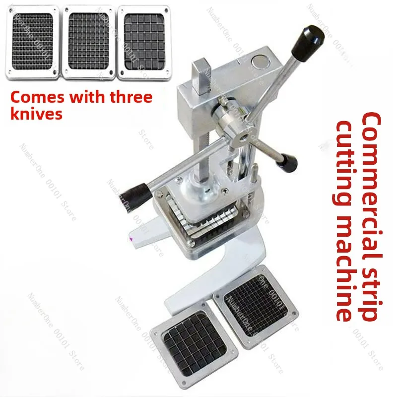 Slicer Machine Dicing Machine for Cucumbers, Onions, Lettuce, Commercial Potato Strips, French Fries Machine, Radish Slicer, Hou