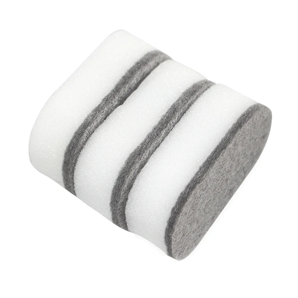 

12pcs Frosted Sponges Kitchen Scrubbers Scouring Pad Sponge Wipe Cleaning Powerful Dishwashing Pad Non Scratch Multi Purpose