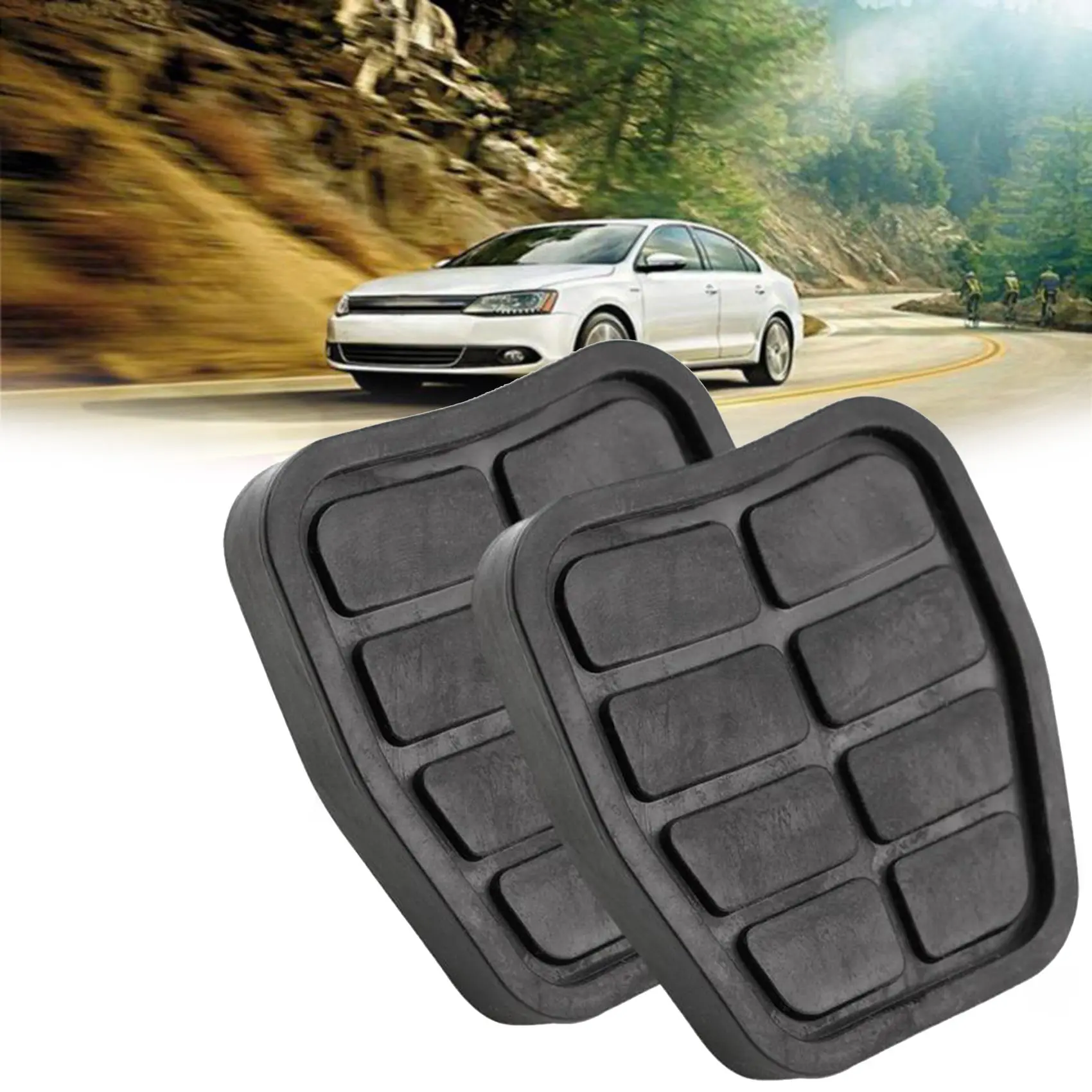 Par de capas de borracha para pedal de freio e embreagem de carro 321721173   para Golf MK2 T4 C44